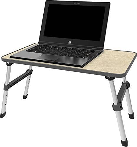Dhruheer Foldable Height Adjustable Bed Study Table Portable Multifunction Laptop Table Lapdesk for Children Bed Table Work Office Home Bed Study Table (Multi Color) 2