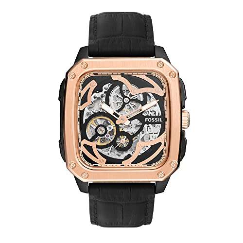 Fossil Inscription Analog Black Dial Men's Watch-ME3205 2