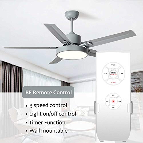 Universal Ceiling Fan Remote Control Kit 3-in-1 Ceiling Fan Light Timing & Speed Wireless Remote Control and Receiver Kits for Ceiling Fan Lamp 4