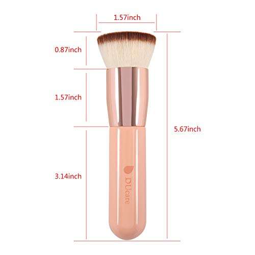 DUcare Kabuki Foundation Brush Makeup Brushes Synthetic Buffing Stippling Professional Liquid Blending Mineral Powder Makeup Tools 5