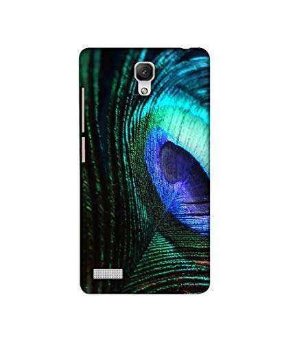 Amazon Brand - Solimo Designer Peacock Feather 3D Printed Hard Back Case Mobile Cover for Xiaomi Redmi Note 4G 2