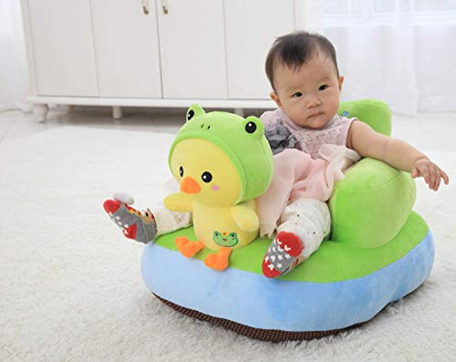 AVSHUB Baby Sofa Seat Chair Chick Shape Baby Soft Plush Cushion Sofa Seat/Rocking Chair for Kids (Green) 5