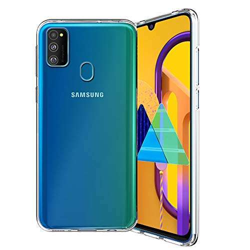 Amazon Brand - Solimo Protective Mobile Cover (Soft & Flexible Back case) for Samsung Galaxy M30s (Black) 3