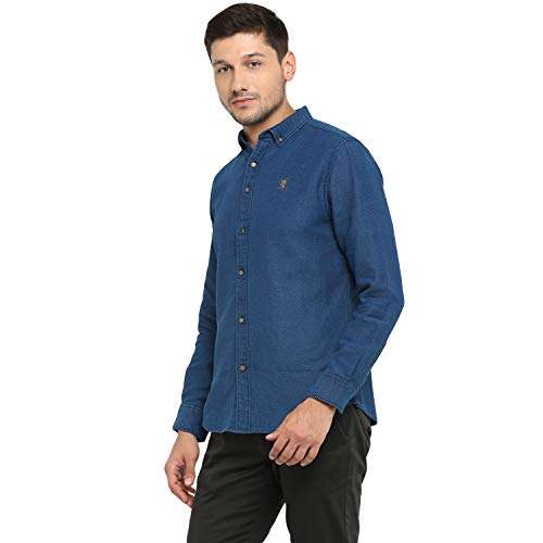Red Tape Men's Solid Regular fit Casual Shirt (RSF9144A_Turquoise S) 3