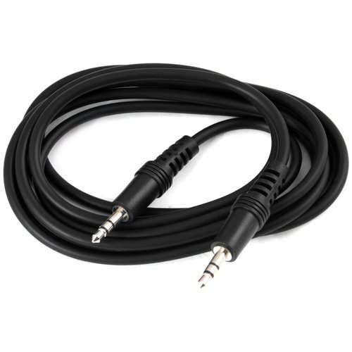 KEBILSHOP Aux Cable, 3.5mm Male to Male Stereo Aux Cord Compatible with Headphone, MobilePhone, Car Stereo, Home Theatre & More,Black,1pc Pack. (5 Meter) 3