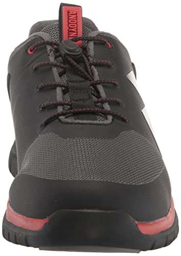 Anodyne Men's No. 22 Sport Runner Sneaker, Black/Red, 10.5 3