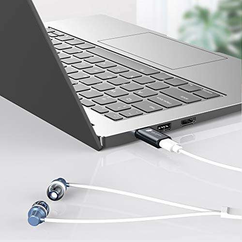 Cable Hunter® [2 Pack] USB Type C Female to USB A Male Adapter [Black] 4