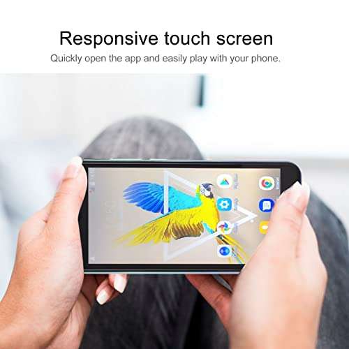 Zyyini 6.1 Inch Unlocked Cell Phone, 3G Smartphone with Face Recognition for Android, 12GB 512GB, Mobile Phone with WiFi, BT, FM, GPS, Face Recognition(Blue) 3