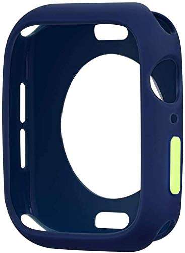 E-CHOICE Matte Soft TPU Ultra-Thin Case Cover Compatible Apple Watch 38MM Series 3 2 1, Midnight Blue 38 MM 3