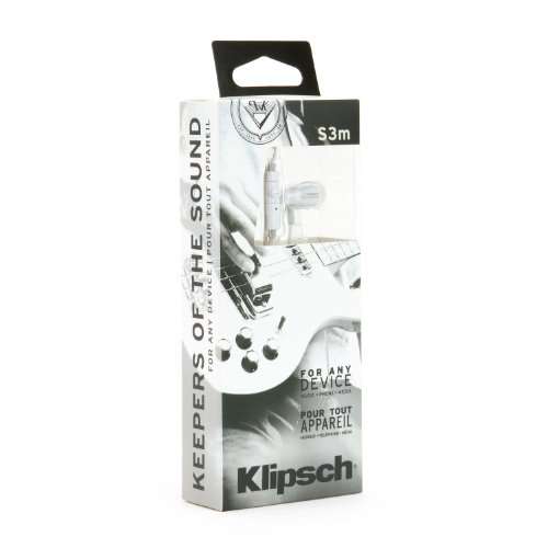 Klipsch S3M-White-HP in-Ear Headphone, White 3
