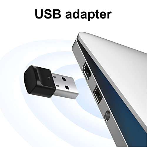 USB Bluetooth Adapter, Mini Wireless Music and Voice Frequency Transmitter,Portable Bluetooth Dongle for PC/Laptop/Desktop/Monitor/Headphone/Projector 3