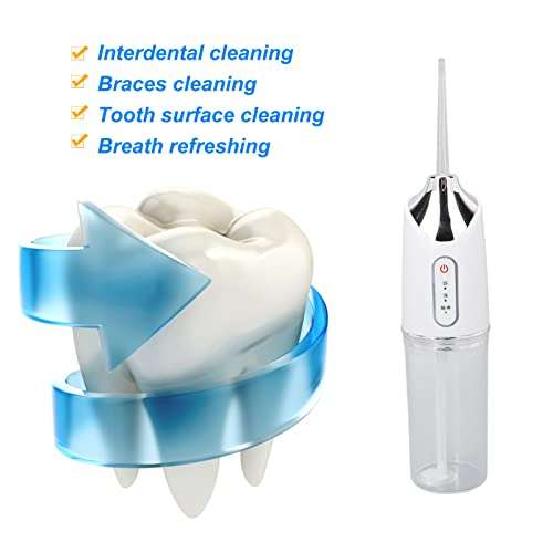 Portable Electric Dental Oral Irrigator, Water Flosser For Teeth, Dental Flosser, Oral Cavity Care White Teeth Cleaning Device 4