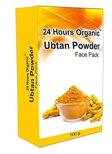 24 Hours Organic Ubtan face pack & Nivok body lotion & moisturizer (Ubtan Face Powder, 100g + Nivok Body Lotion) 5