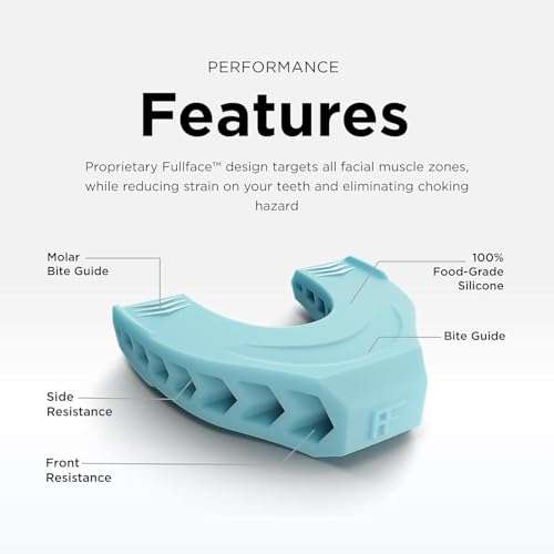 ETSAP Premium Facial Exerciser - Jawline Exerciser for Men and Women – Tighten, Tone & Strengthen, Target your jawline, chin, lips and cheekbones - Food-grade Silicone 3