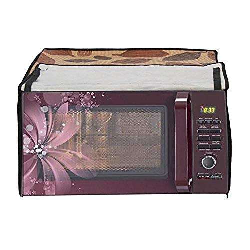 Stylista Synthetic Vinyl Printed Microwave Oven Cover (Multicolor) 5