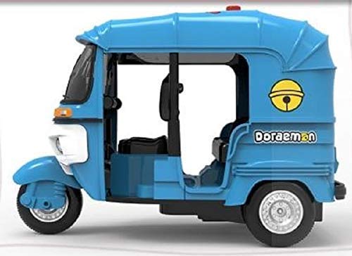 Jet Roy Doraemon Die Cast Auto Rickshaw Toy / Musical Auto Toy with Light for Children 3