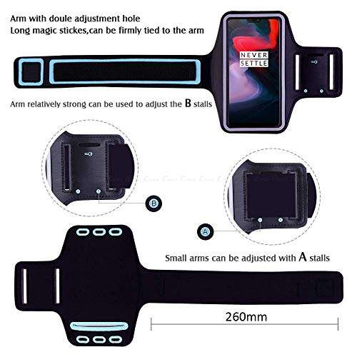 Shopbug SPORTS Arm Band for Karbonn Titanium High 2 S203, Sparkle V, Titanium S205 Original Sports Arm Belt with Adjustable Workout Band for Gym Running Jogging and Waterproof Washable Mobile Holder Gaming Arm Band for Fitness Gym Outdoor Sports Cycling Anti-Slip Ultra Light Weight Armband Mobile Holder -(ARM BAND,BLACK) 5