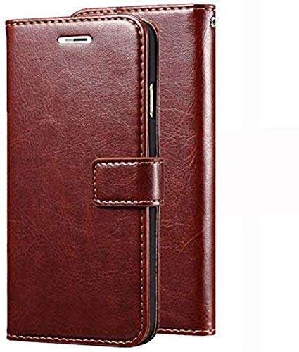 Axxitude Vintage Leather Flip Cover Case Forintage Leather Flip Cover Case For Motorola Moto G4 Plus | Inner Tpu |Foldable Stand | Wallet Card Slots -Brown 2
