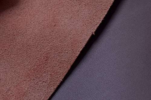 Wento 1.8mm Thick Solid Genuine Leather Finished,Cow Split Leather,Cowhide Leather,Split Hide Leather (15 x 30 cm, Dark Brown)… 4