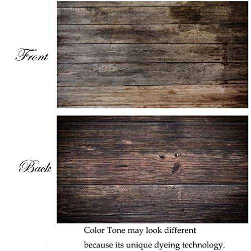 Bcolorpic Food Photography Backdrops 2 Pack Kit 22x35Inch/ 56x88cm Flat Lay Double Sided Black Photo Background Rolls for Product Tabletop Props Pictures, 4 Patterns 6