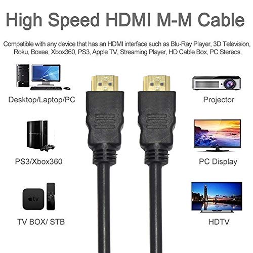 Generic HDMI Male to Male Cable (1.5M, Black) 5