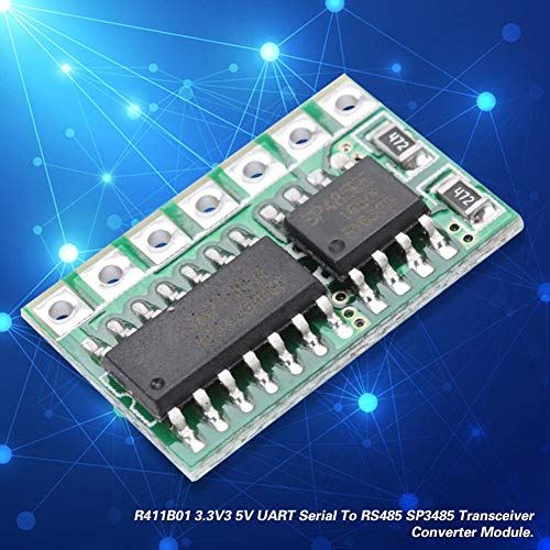 Transceiver Converter Module, UART Serial R411B01 Transceiver Converter RS485 SP3485 Automatic Control for PTZ Camera Controller(5V) 4