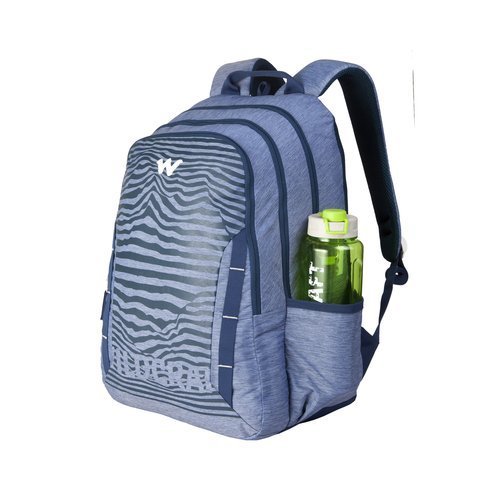 Wildcraft Unisex 3 Compartment Zipper Closure Backpack (Blue_Free Size) 3
