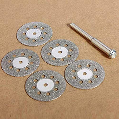 DIY Crafts Diamond Cut Off Wheel Cutting Disc Fits DIY Tools for Dremel Rotary & Other Power Tools DIY Tools Do it Your Self Tools. (Design No # 5, Pack of 5 Pcs) 3