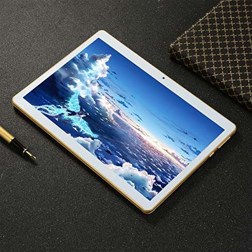 Unlocked Android 10.0 Tablet, 10.1 inch HD Display Quad Core 1GB + 16GB ROM TF Expansion WiFi Blue-Tooth Tablet GPS Tablet Best for Adults Working Childrens Boys Girls School Learning Birthday Gift 3