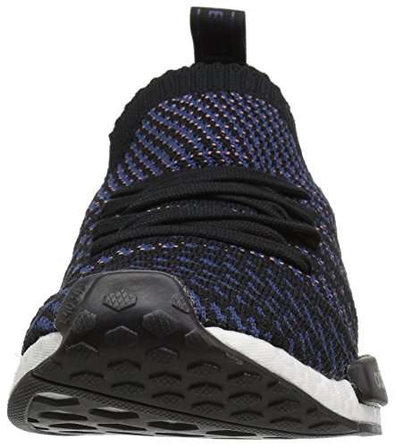 adidas Originals Women's NMD_R1 STLT PK Shoe, Black/ash Pink/nobile Indigo, 8.5 M US 3