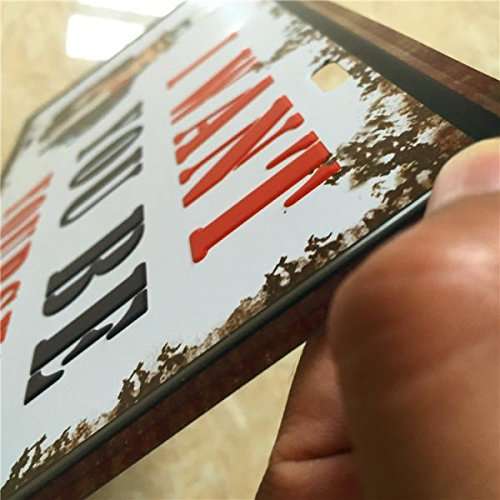 Excluzo Metal Tin Sign Plaque Cafe Home Wall Decor Art Poster Sheet American Flag 6