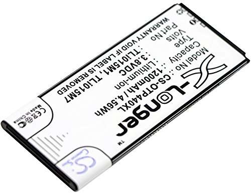 Replacement Battery for Alcatel One Touch Pixi 4 4.0 OT-4034D OT-4034X OT-4034 TLi015MA TLi015M7 TLi015M1 (1200mAh) 3