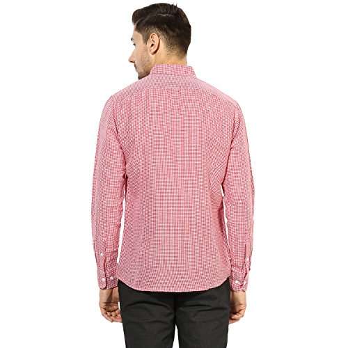 Red Tape Men's Solid Regular fit Casual Shirt (RSF8898A_Red 2XL) 5