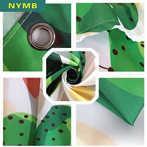 NYMB Farm House Bath Curtain, Wooden Barn with Rusic Truck in Forest, Polyester Fabric American Western Shower Curtain for Bathroom, 69X70in, Shower Curtains Hooks Included 5