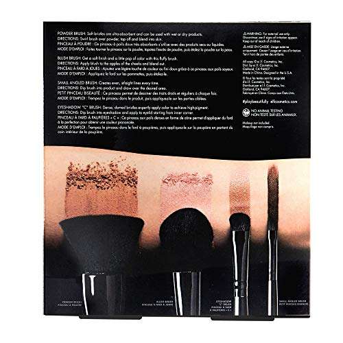 e.l.f. 4 Piece Complete Brush Holiday Set, 4 Count 3