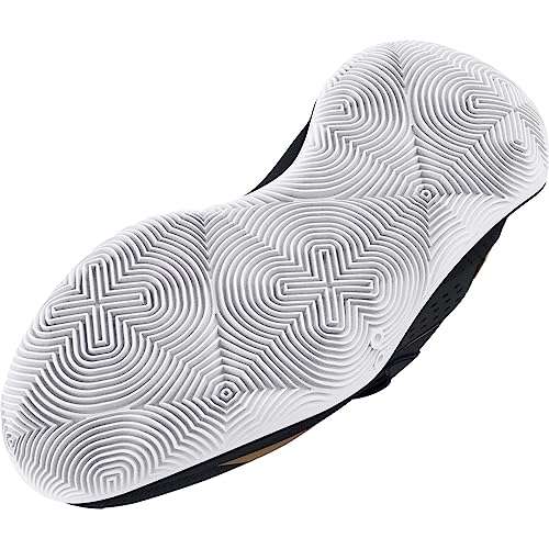 Under Armour Unisex Pre School Jet '23, (001) Black/Black/Metallic Gold, 2, US 4