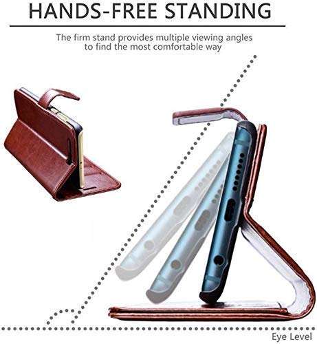 Axxitude Vintage Leather Flip Cover Case Forintage Leather Flip Cover Case For Motorola Moto G4 Plus | Inner Tpu |Foldable Stand | Wallet Card Slots -Brown 4