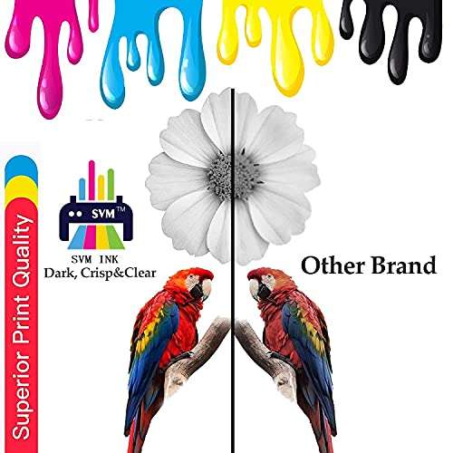 SVM Refill Ink for HP Printer Black Cartridges HP 802, 805, 678, 680, 803, 682, 46, 818, 685, 46, 21, 22, 901, 27, 703, 704, 862, 920, 808, 960 Black Ink Cartridge (100ml X 2) 4