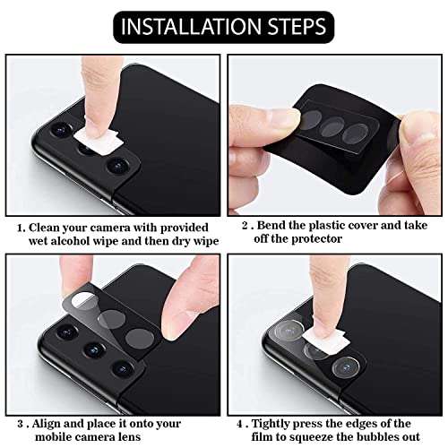 Amazon Brand - Solimo Camera Lens Protector for Realme 14 Pro Plus 5G (9H Hardness.Scratch Resistance) with Free Installation Kit 5