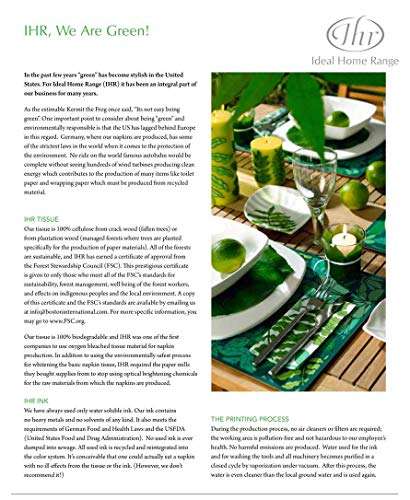 Boston International IHR 3-Ply Guest Towel Buffet Fall Autumn Halloween Thanksgiving Paper Napkins, 8.5" x 4.5", Blooming Garden 3