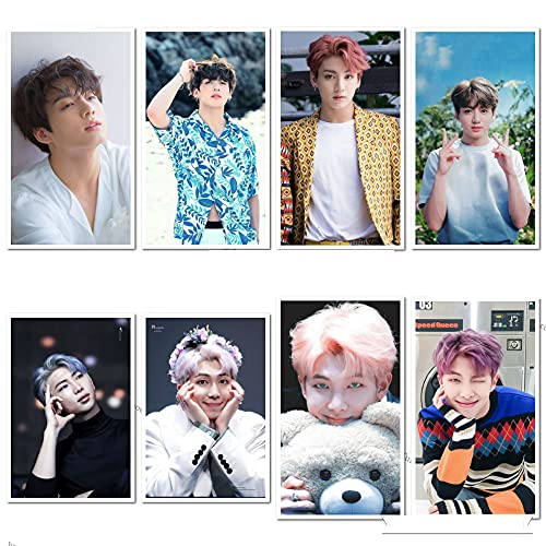 KARTMEN A4 Photocard Paper HD Quality BTS Band Members Photos (8.2 x 11.7 Inches, Multicolour) - Pack of 50 6