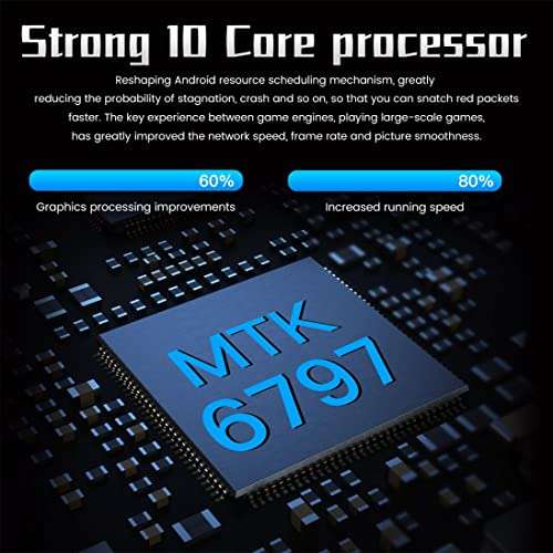 Tablet 8.0 inch HD Display, Android 5.1 Operating System, Dual Cameras (0.3 MP Front + 2 MP Rear), Octa Core Processor 1 + 16GB, WiFi, GPS, 8800mAh Battery (Black) 3