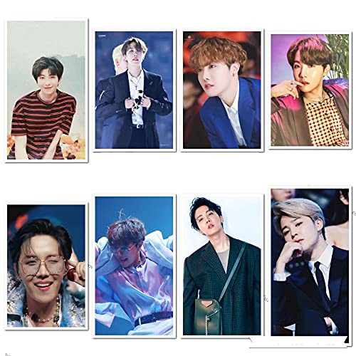 KARTMEN A4 Photocard Paper HD Quality BTS Band Members Photos (8.2 x 11.7 Inches, Multicolour) - Pack of 50 3