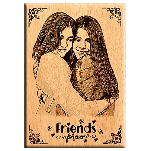 Amazing gifts Unique Friendship Day Gift - Personalize Engraved Wooden Plaque 6x4 2