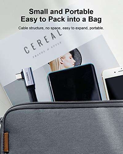 Hagibis USB-C Hub, Type-C Cable OTG Adapter with USB 3.0, USB 2.0, USB C Portable Extension Cable for MacBook Pro, iPad Pro, ChromeBook, XPS, Samsung Galaxy S10/S9, Surface (USB x 3) 6