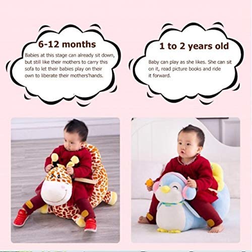 AVS Penguin Shape Soft Plush Cushion Baby Sofa Seat or Rocking Chair for Kids 0.5 to 2 Years (Blue) 4