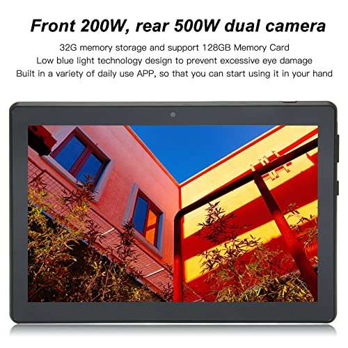 Zunate 3G Calling Tablet with 8 Inch HD Display, Octa Core 2GB RAM 32GB ROM Mini Tablets for Android, 5G Dual Band WiFi, Support 128GB Memory Card(Black) 5