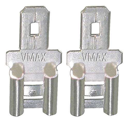 QTY4 F2 TO F1 TIN PLATED LIFEPO4 BATTERY TERMINAL ADAPTER 0.250 TO 0.187 3