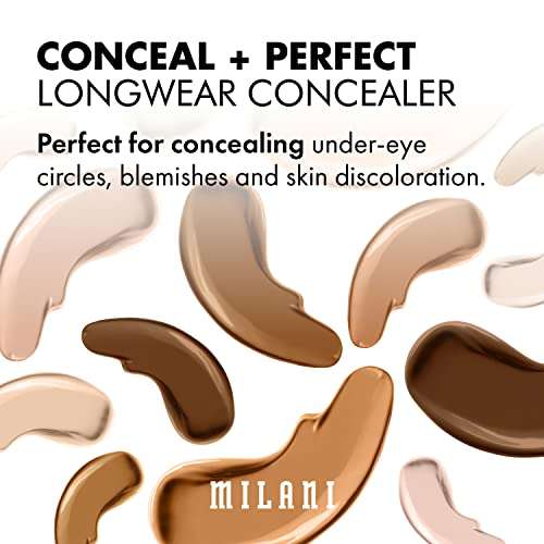 Milani Conceal + Perfect Long Wear Concealer, Light Beige, 5 ml 6