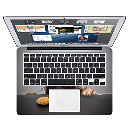 Theskinmantra Puggy Full Cover Decal/Sticker with Imported Quality Vinyl, A Set of 3 PCS, Made for Apple MacBook AIR 13 inch 4